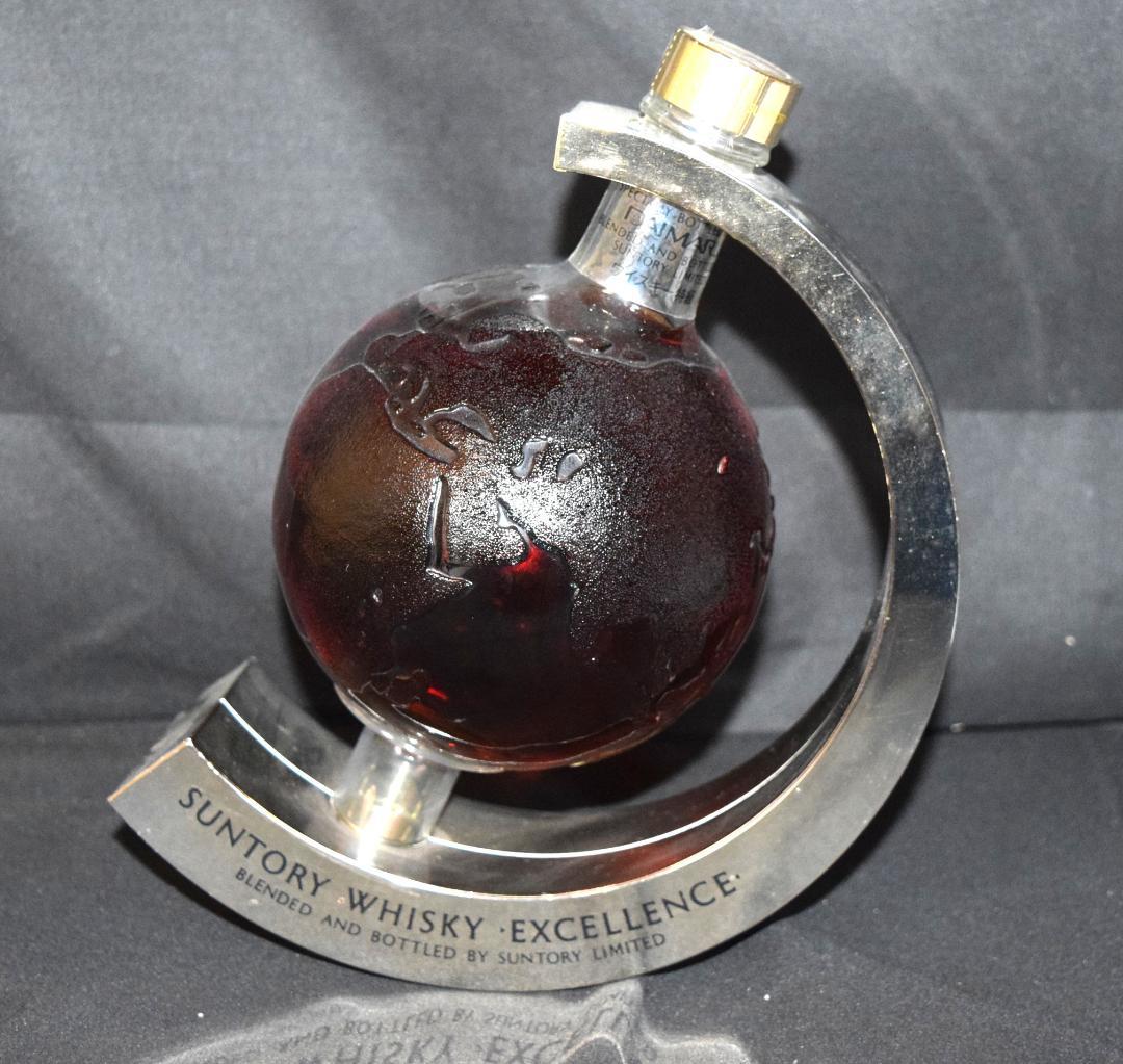 未開封 サントリー ウイスキー エクセレンス 地球儀型ボトル 大丸記念