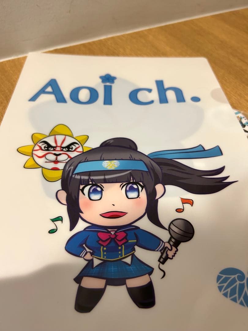 【非売品】富士葵　最初期クラウドファンディング御礼品クリアファイルとペン