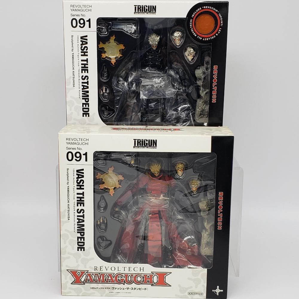 【未開封】リボルテックヤマグチ　ヴァッシュ・ザ・スタンピード 091 セット
