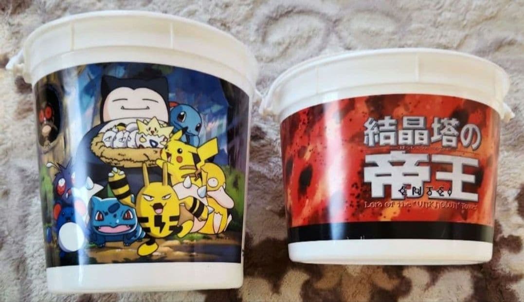 【レア】ポケモン 映画 ポップコーンバケツ ルギア 爆誕 結晶塔の帝王 エンテイ