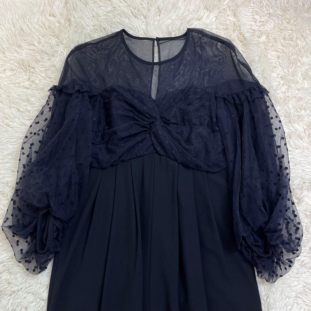 ANDRESD Flocky dot pants dress オールインワン