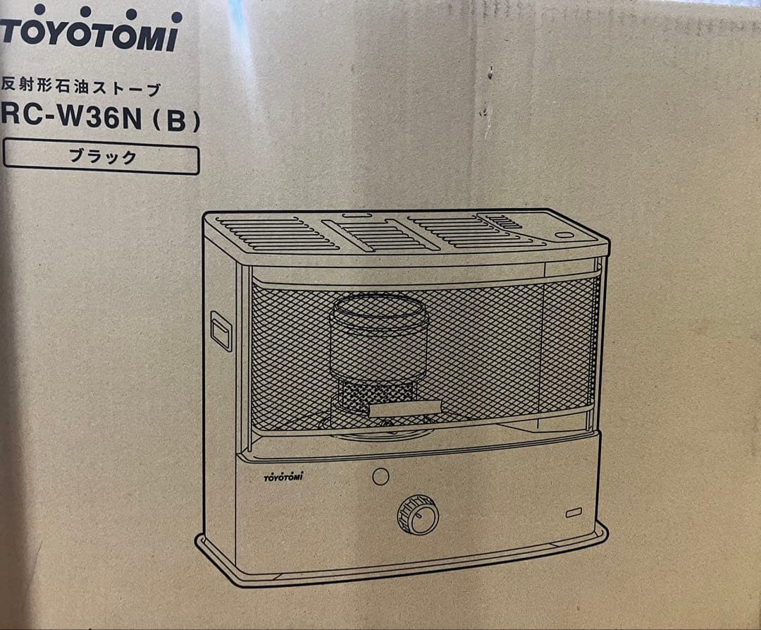 TOYOTOMI RC-W36N(B) ブラックストーブ