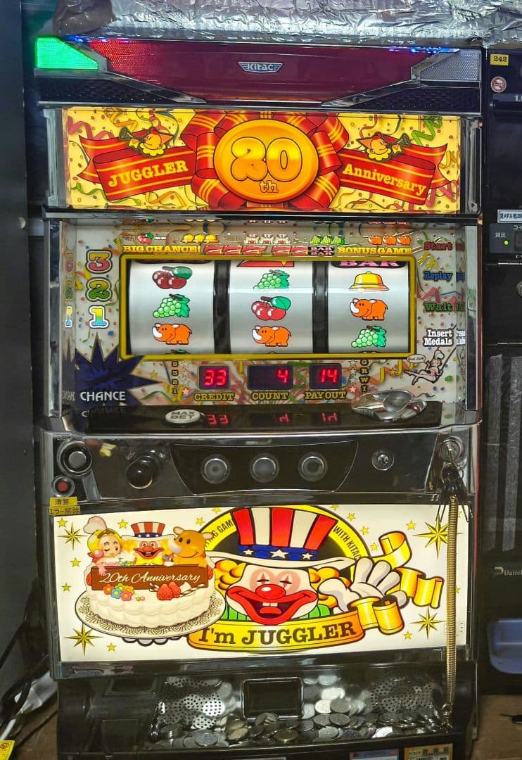 アイムジャグラーEXアニバーサリー白パネル