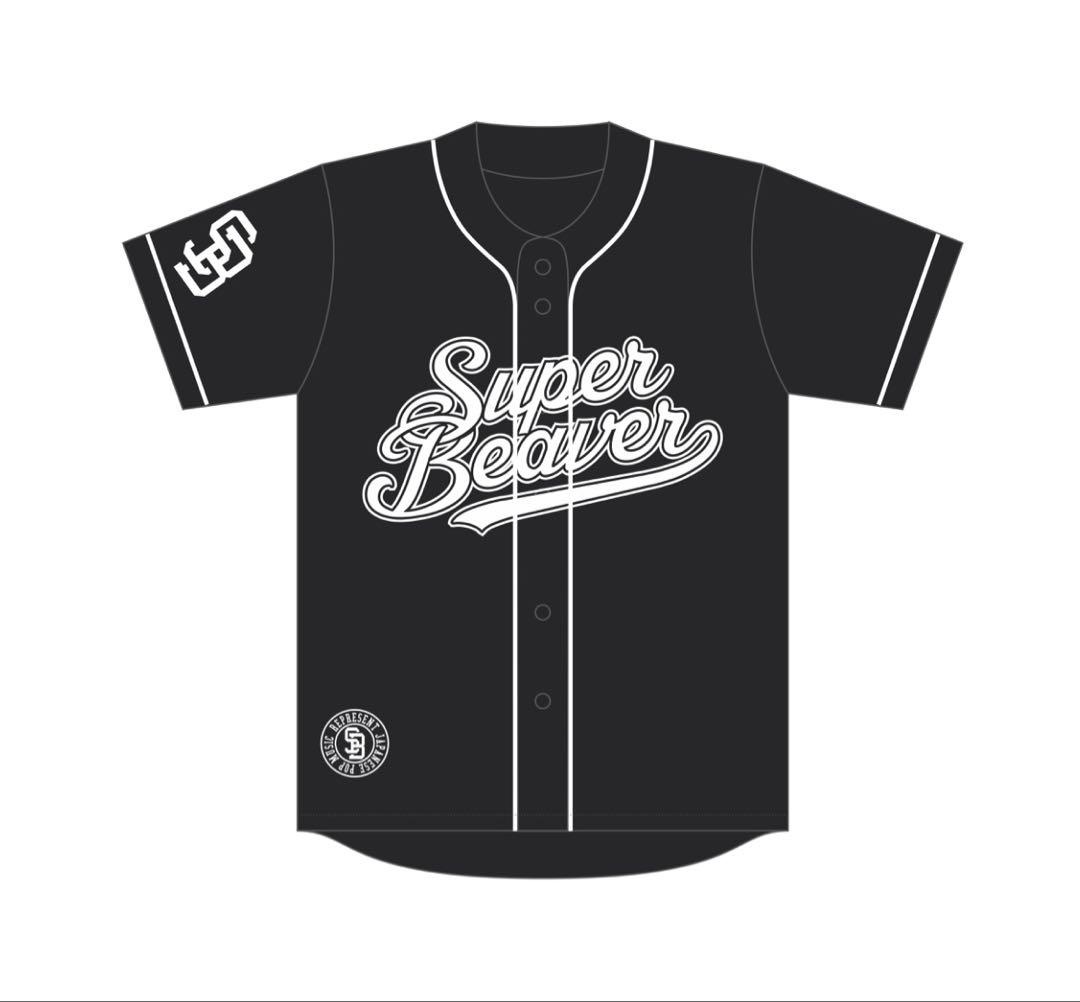 SUPER BEAVER ベースボールシャツ BLACK XL