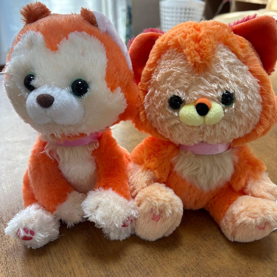 ディズニーストア 不思議の国のアリス ダイナ プラッシュ 2点