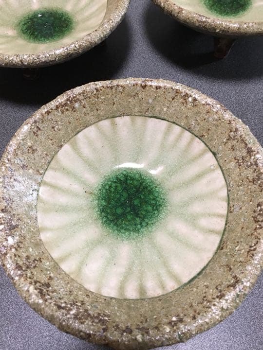 三つ足お皿 作家作品 大１個小5個 再お値下げしま