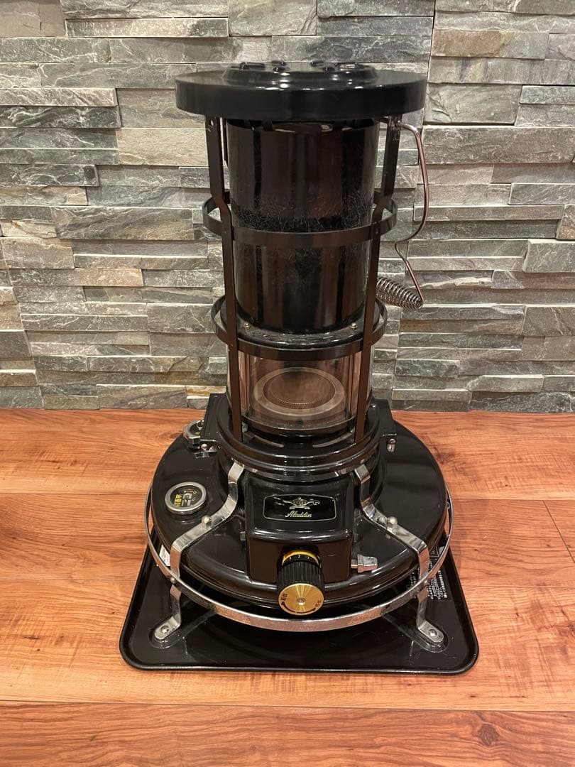 Aladdin ブルーフレームヒーター BF3912ブラック　新品替え芯付き♪