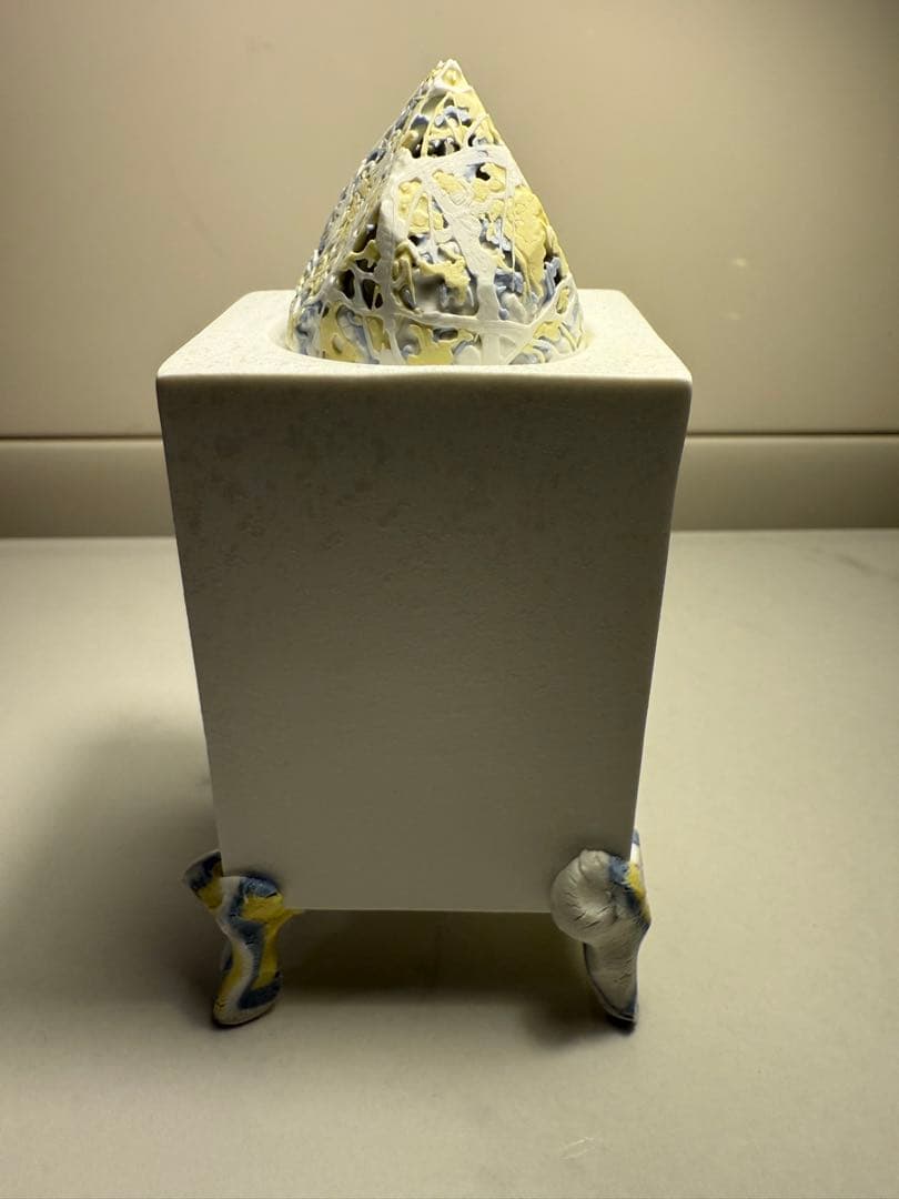 長江重和（NAGAE Shigekazu）作　香炉「かたち香る」 共箱・栞付き