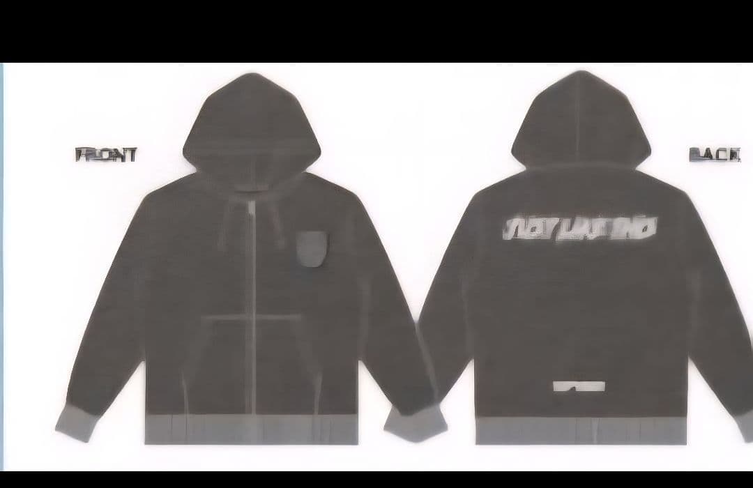 SPYAIR 2025グッズパーカー スミクロ XLサイズ 新品未使用 完売品