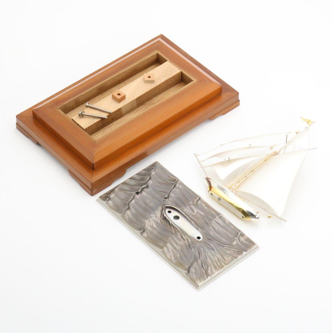 関工芸 武比古 SILVER985 銀製帆船ヨット 約101g　V364　GK1