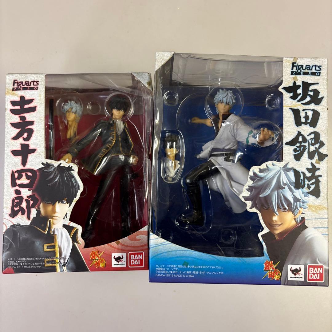 フィギュアーツZERO 坂田銀時 土方十四郎 銀魂　フィギュア 初回特典付き
