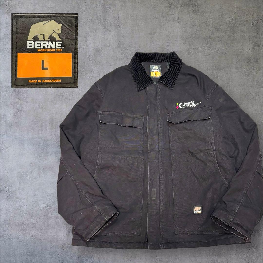 激レア 企業ロゴ Berne Workwear Keurig Dr Pepper
