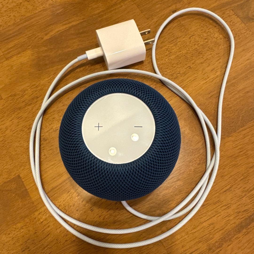 Apple Pod mini ネイビー 本体とACアダプタ