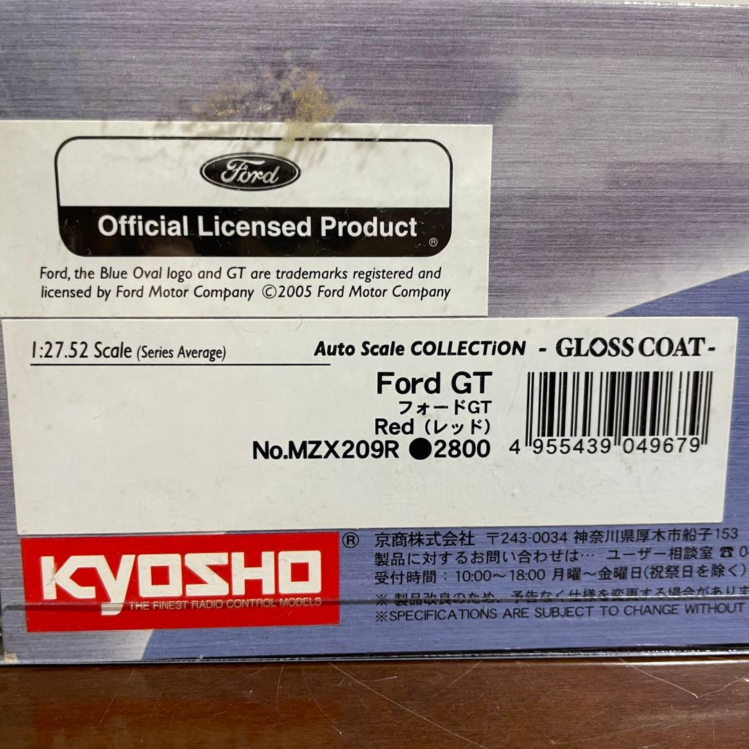 （未開封）京商 ミニッツ フォードGT レッド オートスケールコレクション