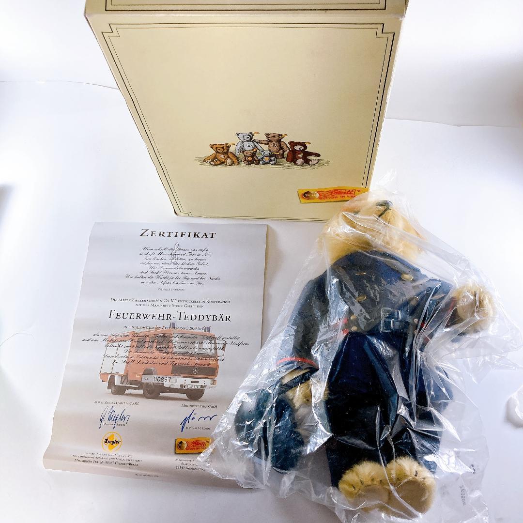 未開封】シュタイフ ドイツ 消防士 テディベア 限定3000体 　|1864|☆