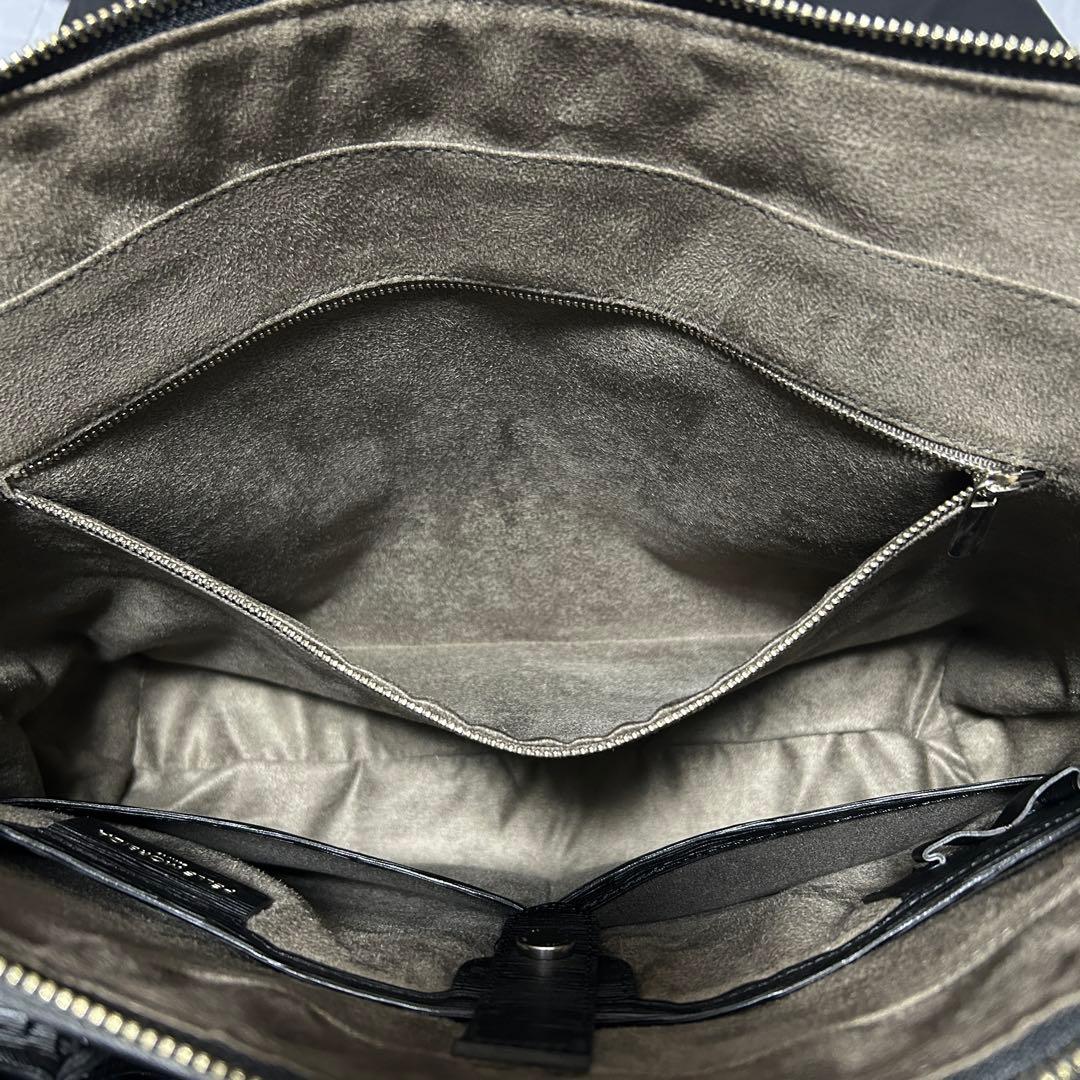 ☆状態良好☆【ペッレモルビダ】メンズ キャピターノ レザー トートバッグ