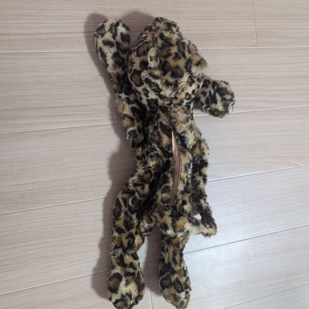 す*ぶ様 くたくたジャガー　明治製菓懸賞非売品　ヒョウ柄 ぬいぐるみ