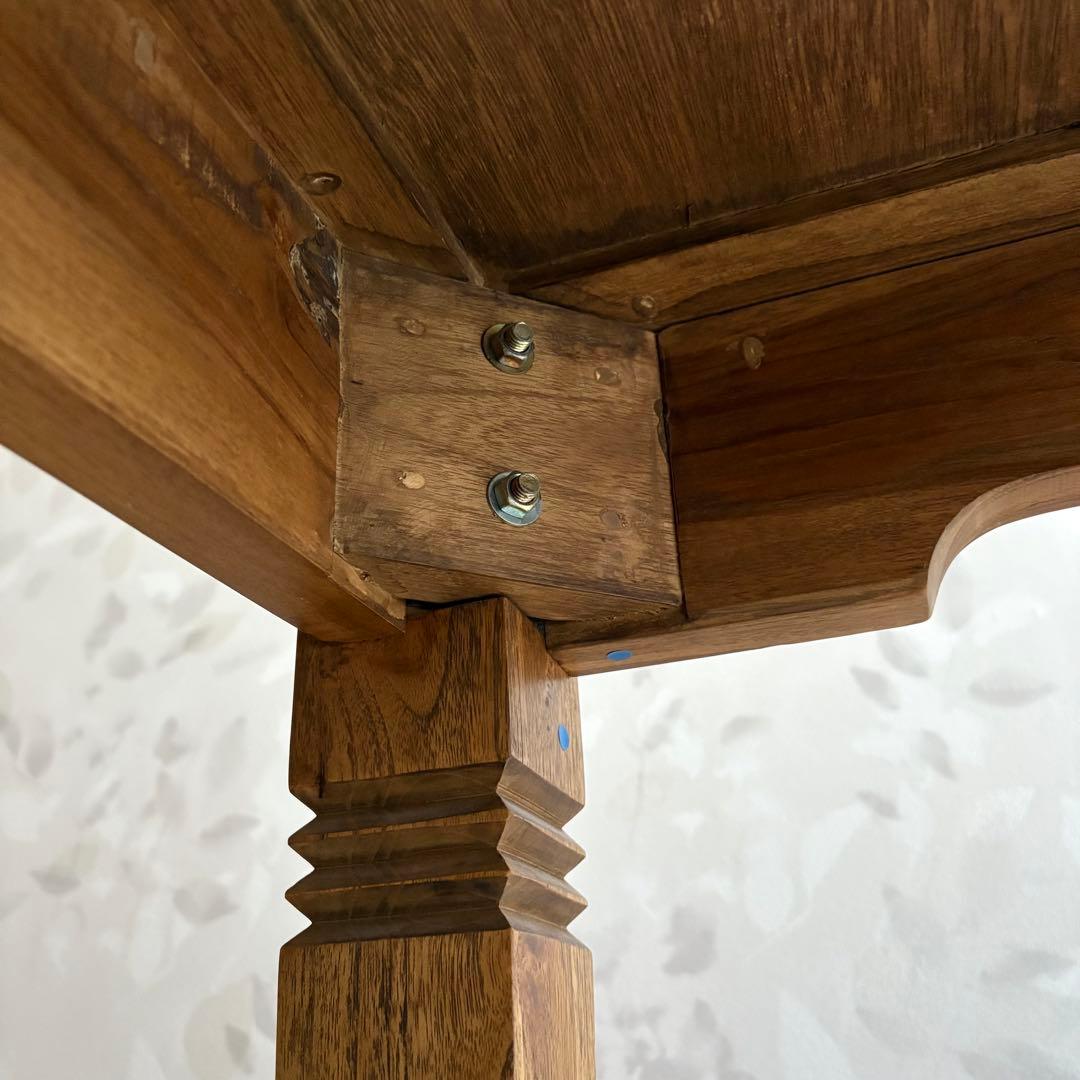 【ぺんたん】チーク無垢材 ダイニングテーブル190cm ☆店舗什器にも