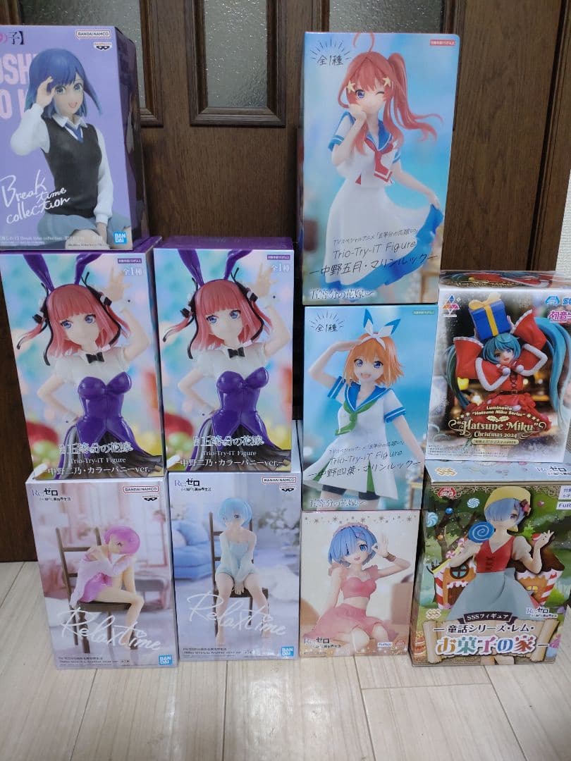 美少女フィギュア まとめ売り 五等分の花嫁 リゼロ 初音ミク 10体セット