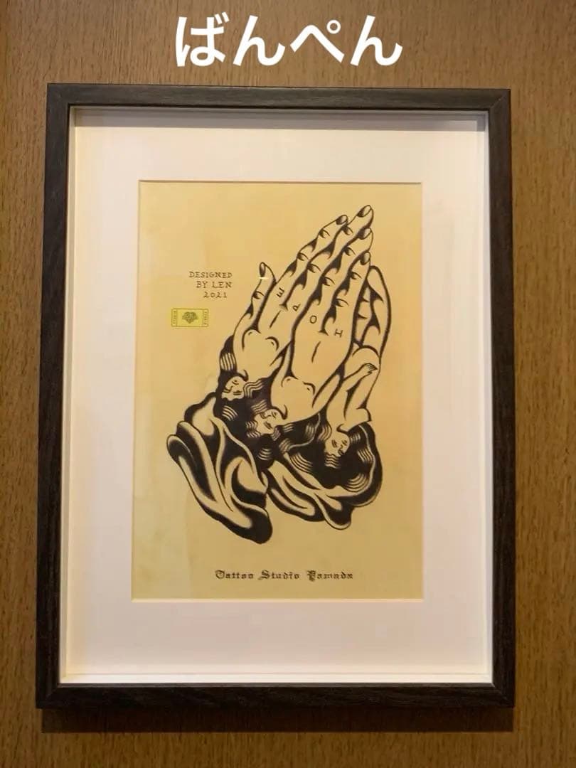 tattoo studio yamada フラッシュポスター　山田蓮