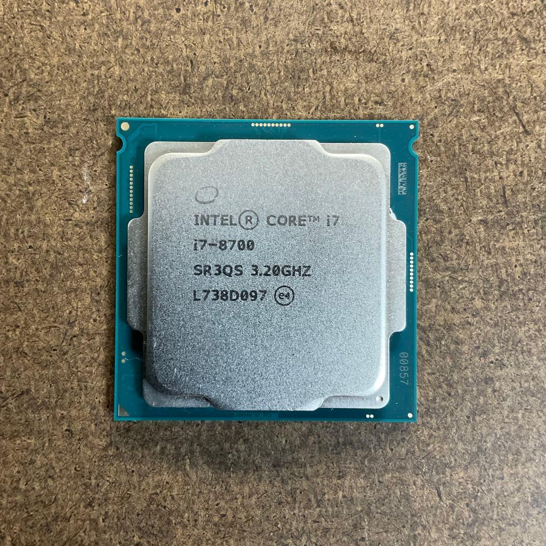 CPU Intel Core i7 8700 (3.20GHz)