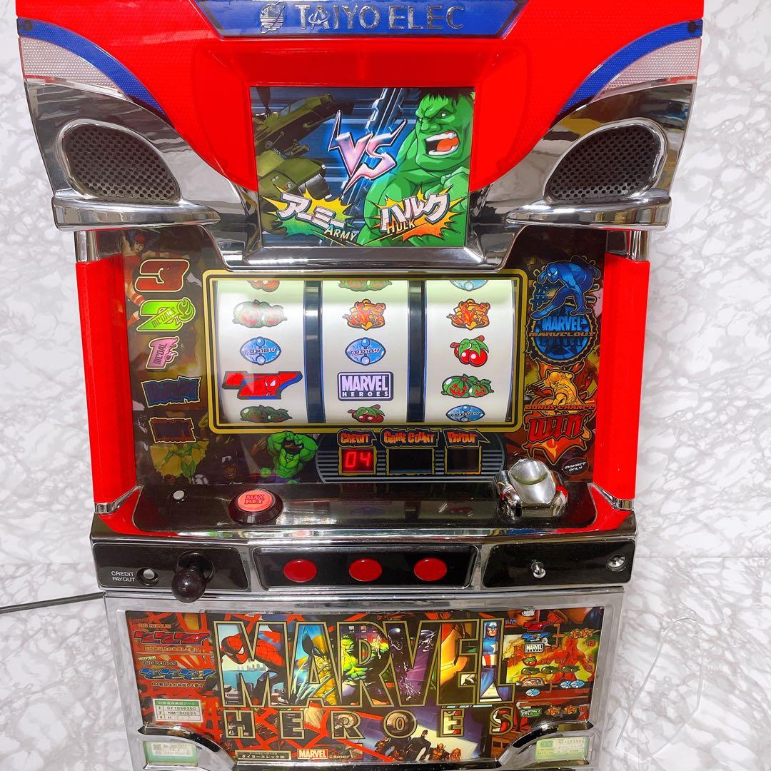 マーベルヒーローズ　タイヨーエレック　5号機 スロット 実機 メダル不要機