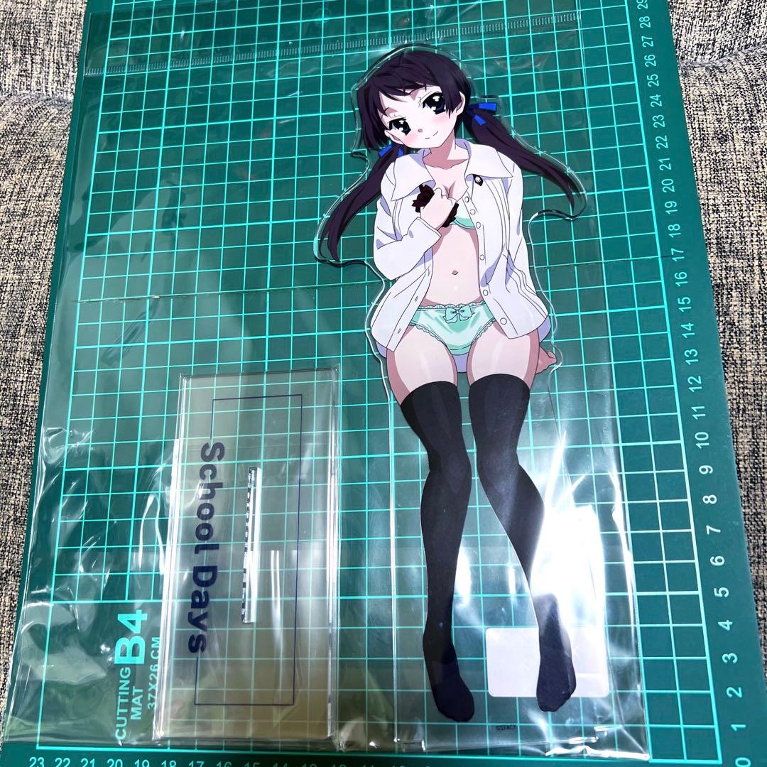 SchoolDays 喜連川路夏　抽選会　非売品　特大アクリルスタンドフィギュア