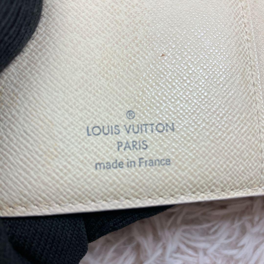 ！美品！ ルイヴィトン ダミエ アズール ポルトフォイユ ヴィエノワ 新型 財布