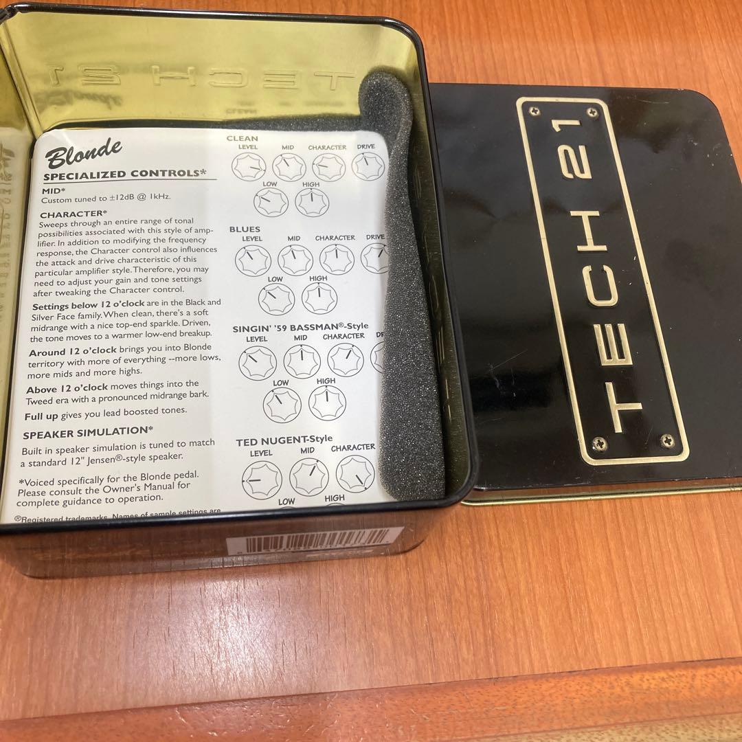 ギター Tech21 sansamp Blonde USED