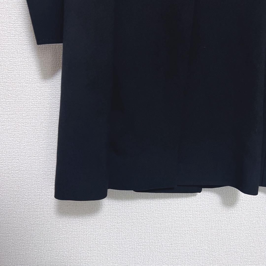 バレンシアガ ロングコート　ブラック