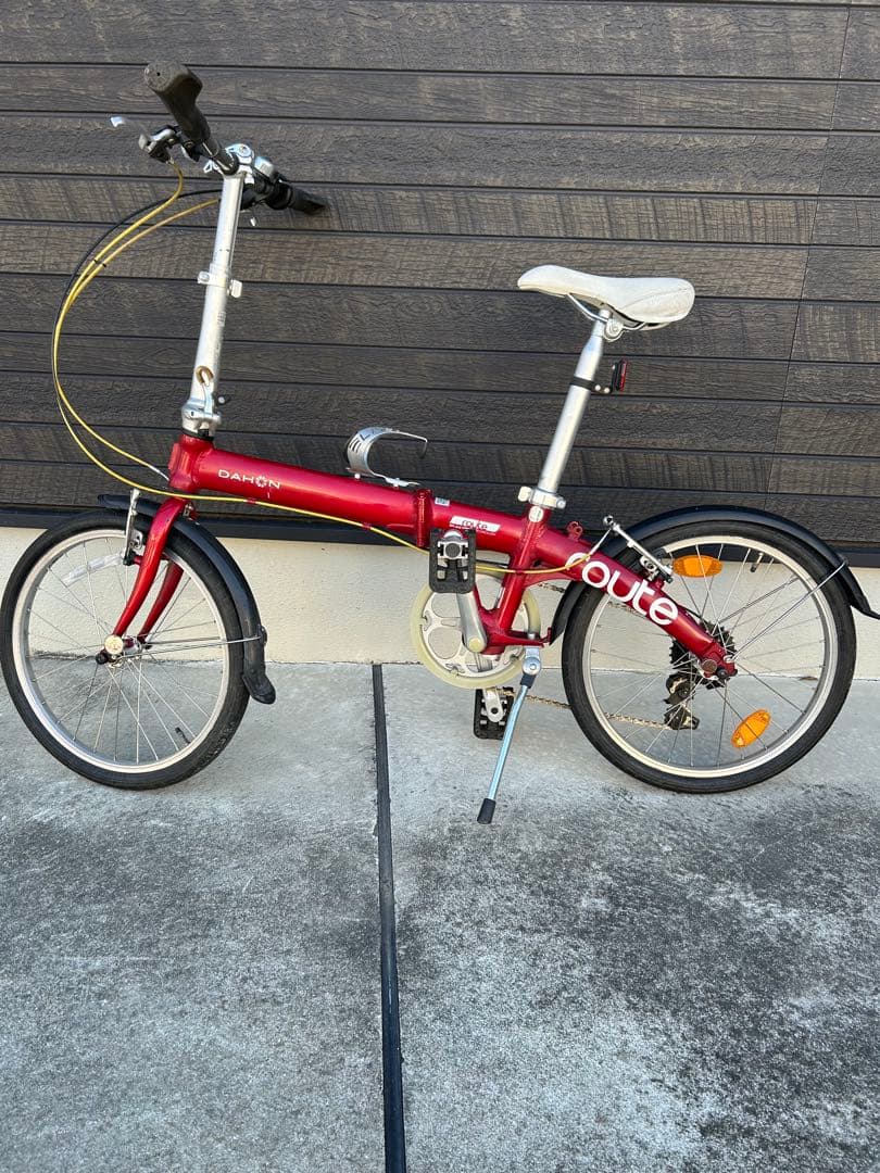専属テッシー様　ダホンroute アルミ折りたたみレッド、ケース付き　整備済み