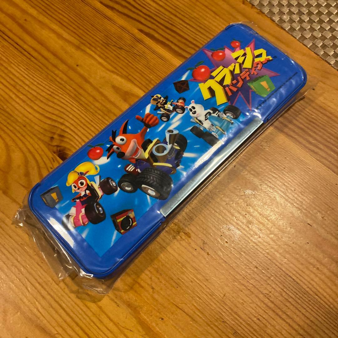 クラッシュ・バンディクー システム筆箱　平成レトロ　当時物