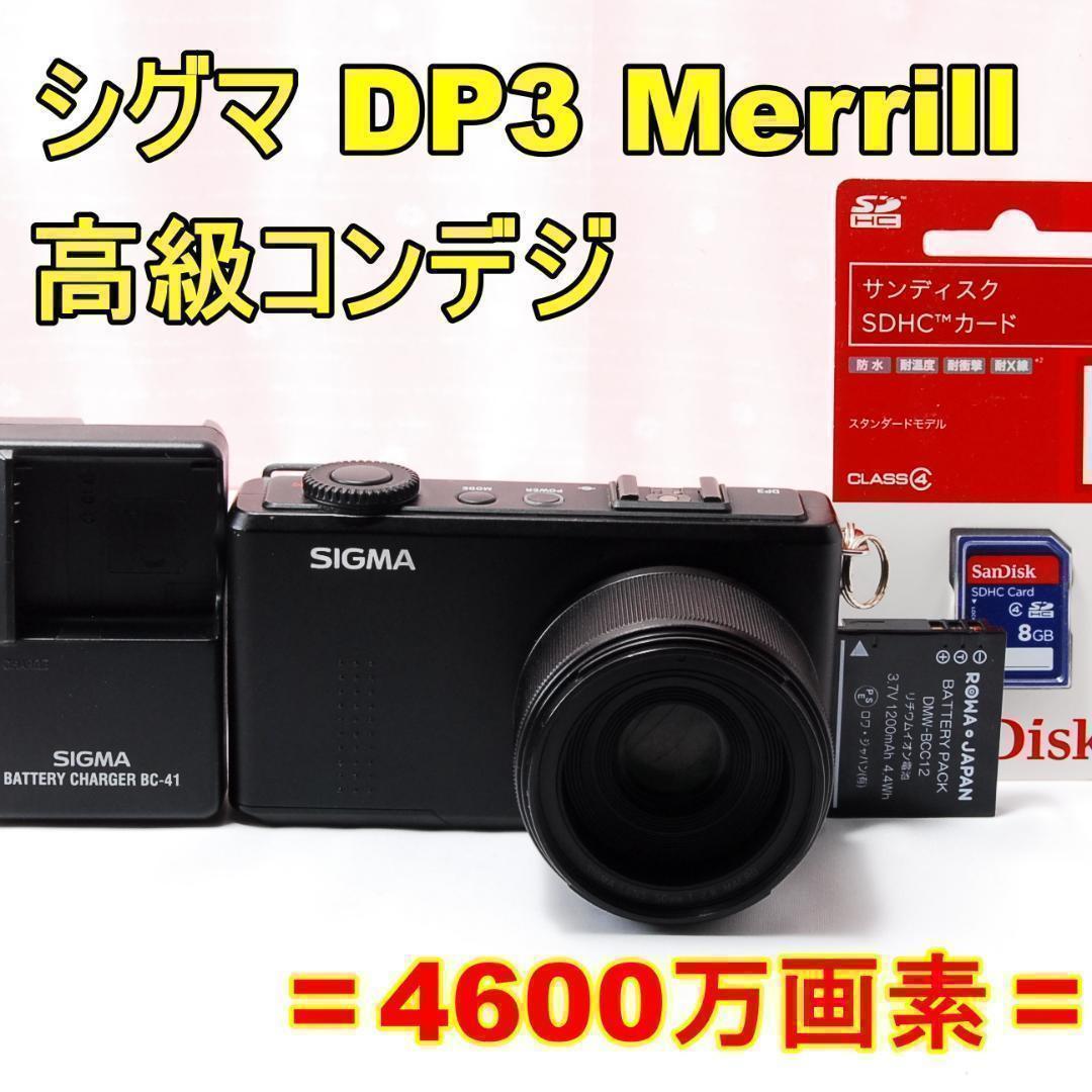 〓訳あり品〓シグマ SIGMA DP3 Merrill コンパクトデジタルカメラ