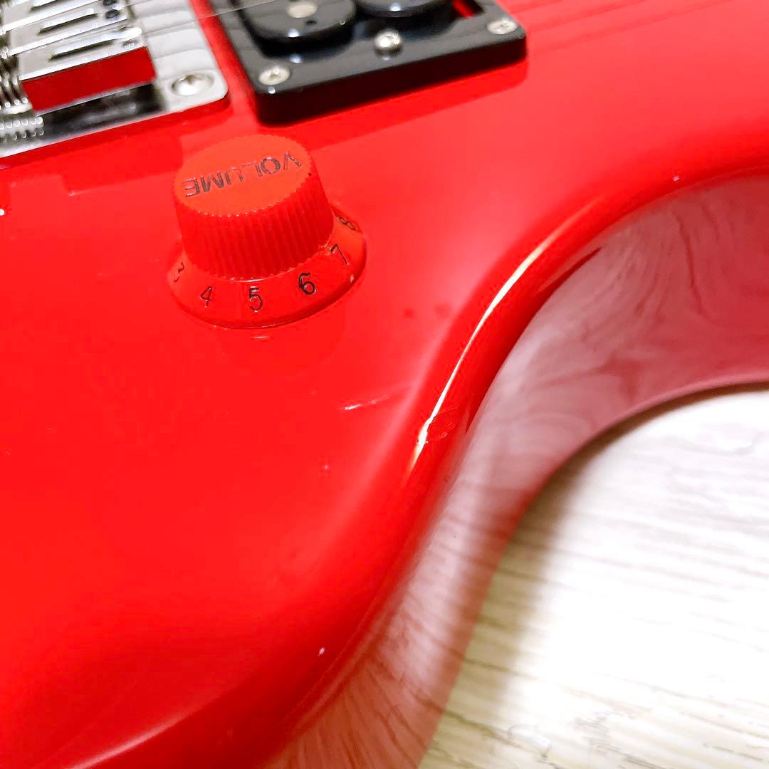 【新品交換済】 フェルナンデス zo-3 エレキギター アンプ内蔵 レッド