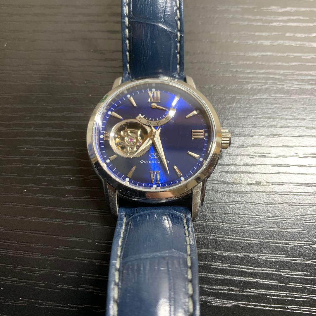 な*る様 Orient Star 自動巻き 腕時計 青　DA02-C0-B　保証