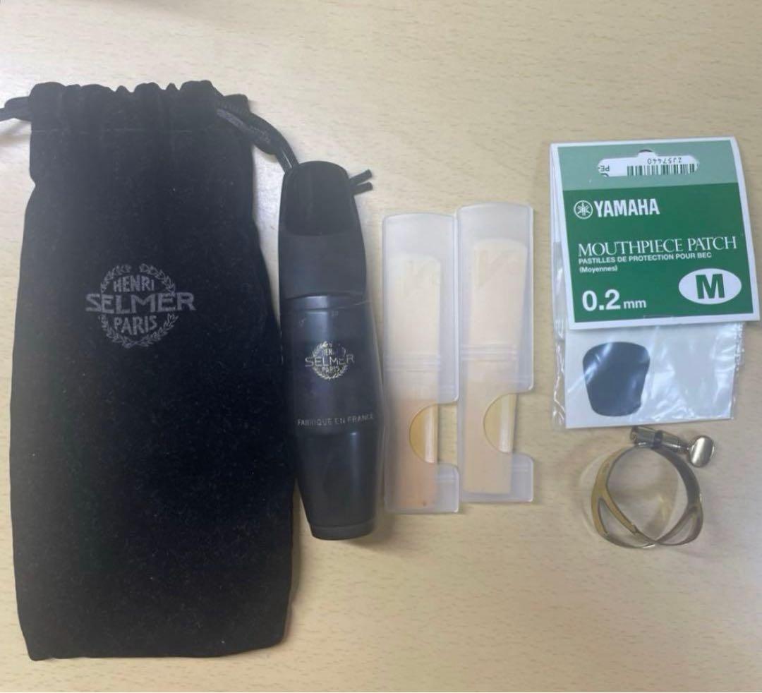 SELMER テナーサックスマウスピース S90-180付属品、リード付き