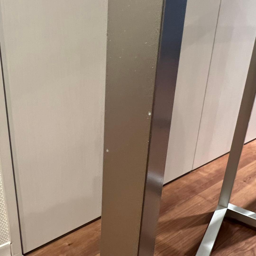 BISLEY ビスレー Lフット シルバー 600 デスク用脚 スチール