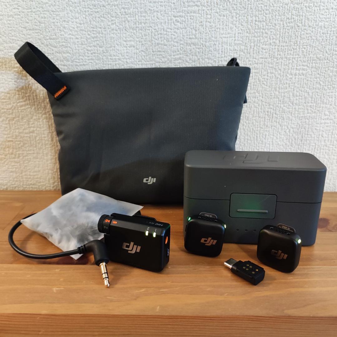 DJI mic mini　（2 TX + 1 RX + 充電ケース）