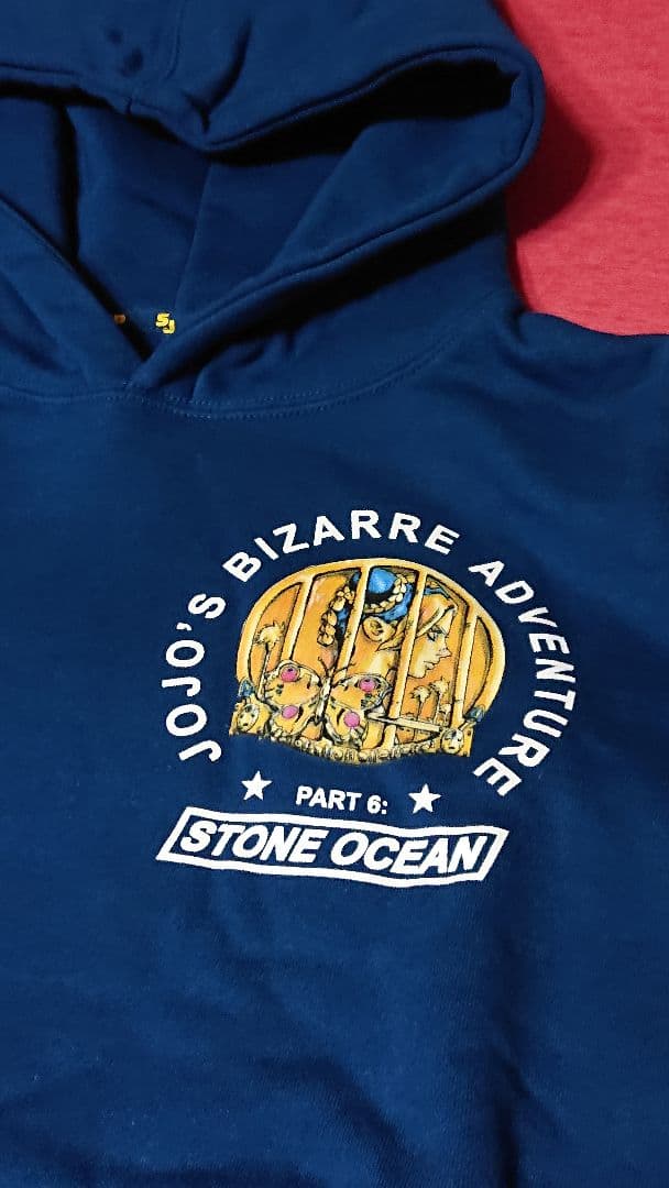 Ｍサイズ ジョジョの奇妙な冒険 海外ライセンス版 フーディー パーカー 空条徐倫