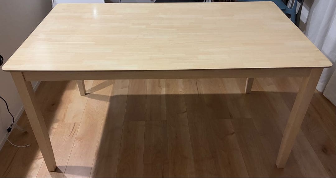 【大幅値引き・10月まで】LOWYA ダイニングテーブル 幅140cm