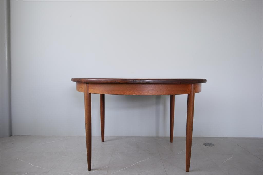 英国アンティークGPLANジープラン伸張式ラウンドダイニングテーブル87-134