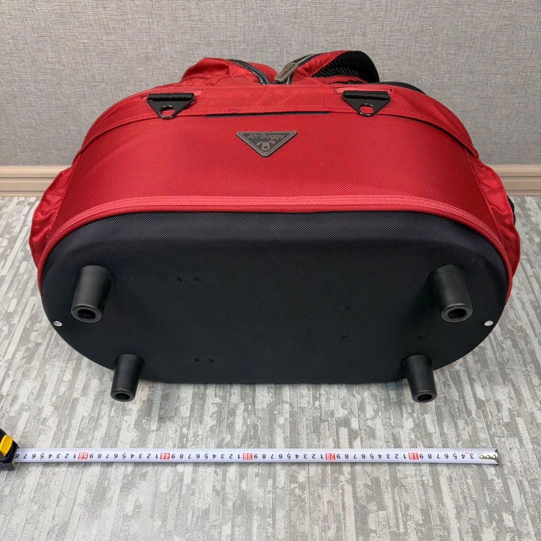 Air Buggy ドーム2コットSMサイズ タンゴレッド アダプタ欠品