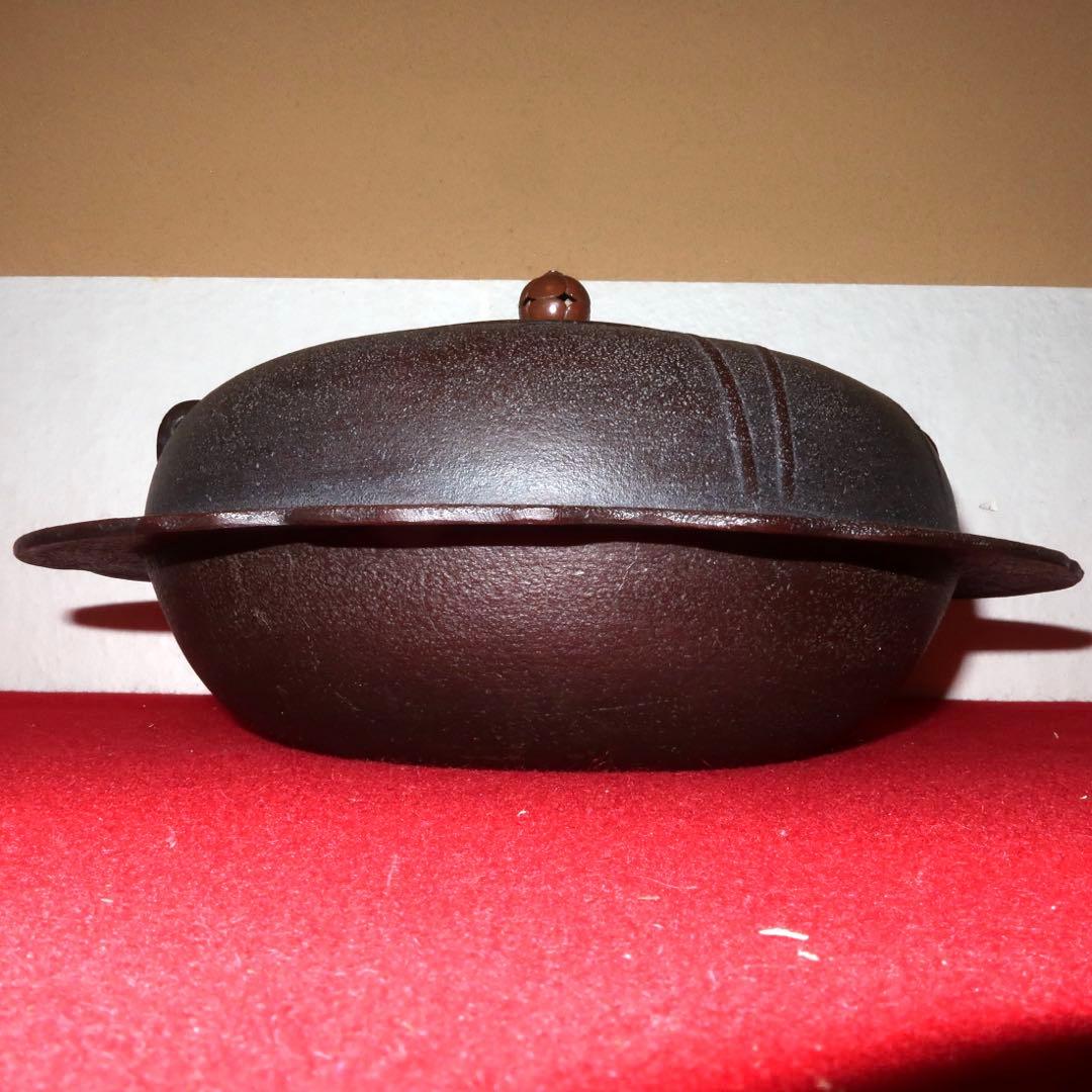 【茶道具】高橋敬典作　竹地紋　透木釜