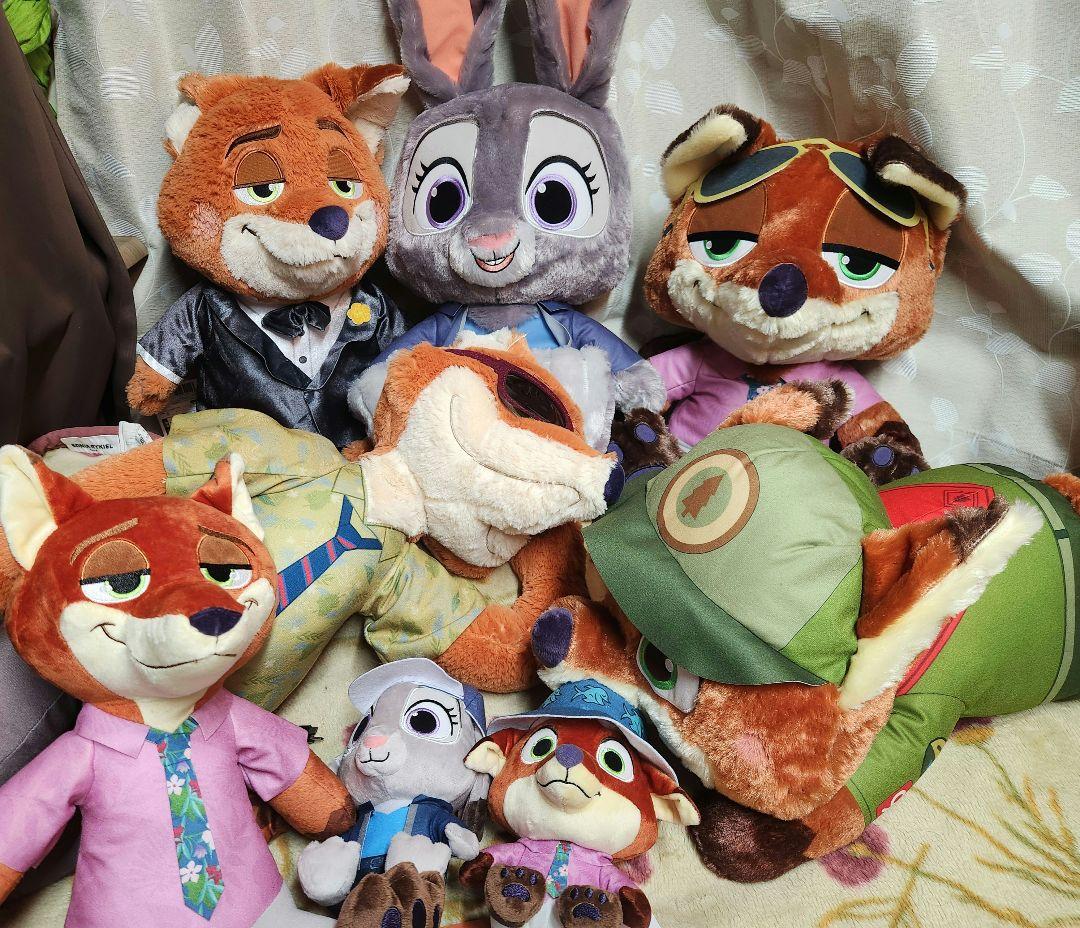 s*e様 タグ付き　未使用8点セットズートピアぬいぐるみニックジュディ