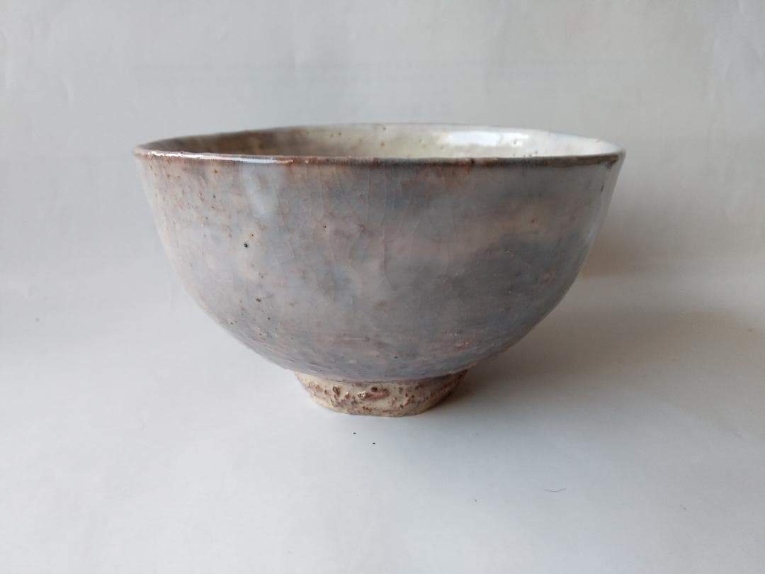 萩焼 茶碗 十二代 大和萬山 作 萩焼 共箱 共布 茶道具 抹茶碗 新品 未使用