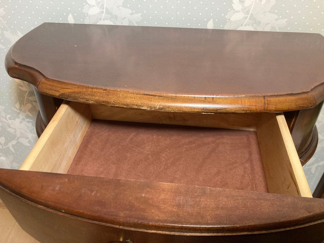 アンティーク コンソールテーブル　飾り棚　猫足　猫脚