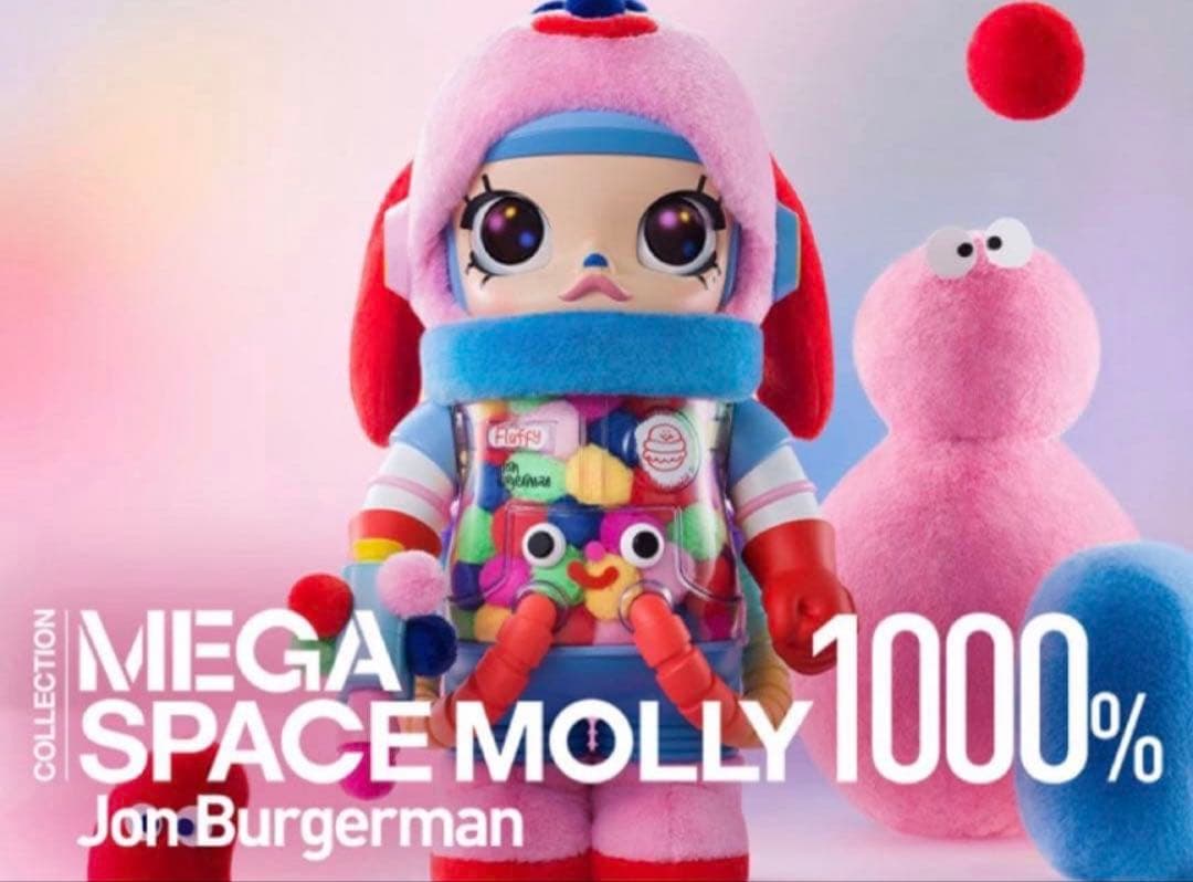【新品】MEGA SPACE MOLLY 1000% Jon Burgerman