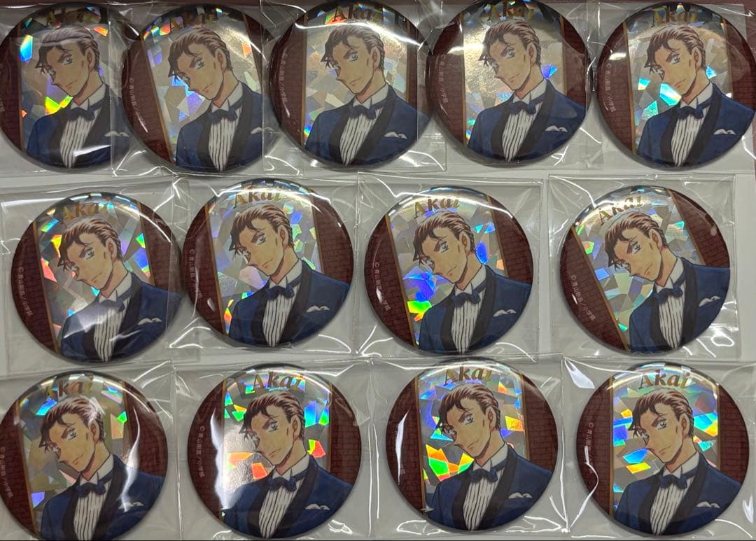 名探偵コナン 30周年記念展 缶バッジ 赤井秀一 13点セット