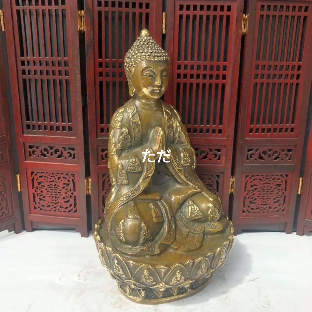 仏教美術 仏像 大日如来仏 釈迦牟尼仏像 銅製品 工芸品 置物