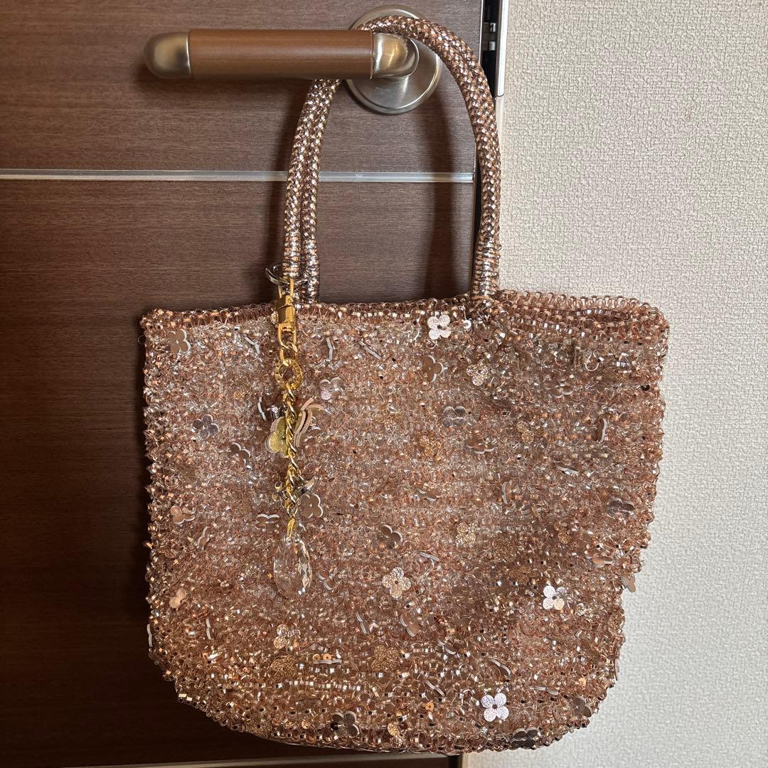 【美品】アンテプリマ フィオリトゥーラ ローズシルバーゴールド チャーム付